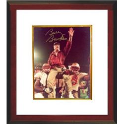 Bobby Bowden Signed Florida State Seminoles Carryoff 8X10 Photo Custom Framed