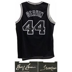 George Gervin Signed Black Custom Jersey W/Iceman