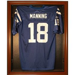Jersey Deluxe Full Size Display Case Wood