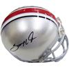 Image 1 : Santonio Holmes Signed Ohio State Buckeyes Replica Mini Helmet