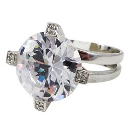 Sterling Silver CZ Ring