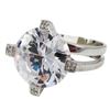 Image 1 : Sterling Silver CZ Ring
