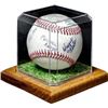 Image 1 : Baseball Unsigned Display Case With Wood Base