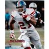 Image 1 : Tiki Barber Eclipsing The 10,000 Yard Rushing Mark Close Up 16X20