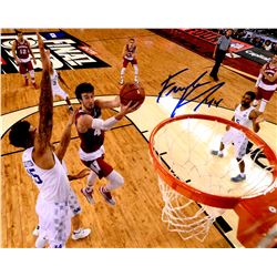 Frank Kaminsky Signed Wisconsin 2015 Final Four Lay Up Vs Kentucky 8X10 Photo