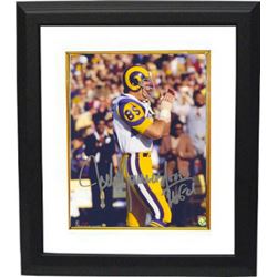 Jack Youngblood Signed Los Angeles Rams 8X10 Photo Custom Framed HOF 01 (Silver Sig)