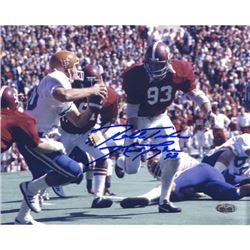 Marty Lyons Rushing Color 8X10 Photo W/" Roll Tide" Insc