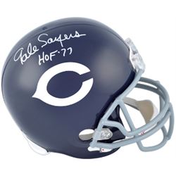 Gale Sayers Signed Chicago Bears Full Size Proline TB Helmet HOF 77