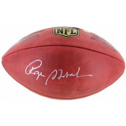 Roger Staubach Signed Official NFL New Duke Football- Steiner Hologram