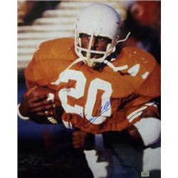 Earl Campbell Signed Texas Longhorns 16X20 Color Photo HT 77 (Heisman)