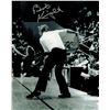 Image 1 : Bobby Knight Signed Indiana Hoosiers B&W Throwing Chair 8X10 Photo