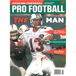 Dan Marino Unsigned Miami Dolphins Athlon Sports 1995 NFL Pro Football Preview Magazine