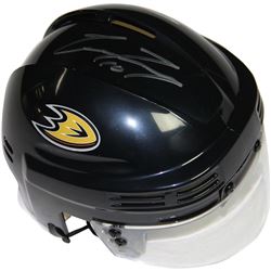 Corey Perry Signed Black Anaheim Ducks Logo Mini Helmet