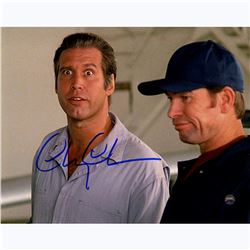 Chevy Chase Signed Fletch Airplane 8X10 Photo