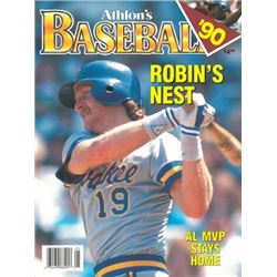 Robin Yount Unsigned Milwaukee Brewers Athlon Sports 1990 MLB Baseball Preview Magazine