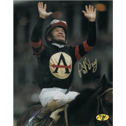 Pat Day Signed 1998 Breeders' Cup Classic At Churchill Downs Horse Racing 8X10 Photo