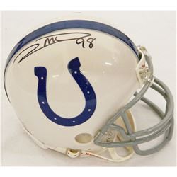 Robert Mathis Signed Indianapolis Colts Riddell Replica Mini Helmet