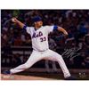 Image 1 : Matt Harvey Signed Throwing Motion 16X20 Metallic Photo