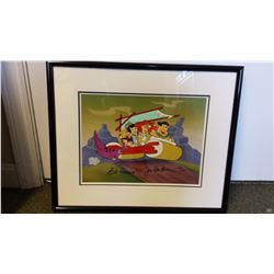 Flinstones Cel Signed By Hanna & Barbara