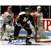 Image 1 : Mike Modano Signed Minnesota North Stars Action  8X10 Photo