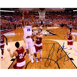 Jahlil Okafor Signed Duke Championship Game Lay Up 8X10 Photo