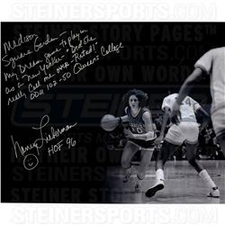 Nancy Lieberman Signed At MSG 16X20 Story Photo