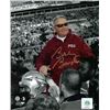 Image 1 : Bobby Bowden Signed Florida State Seminoles 8X10 Photo Final Game Carryoff Spotlight (Helmet)