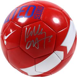 Kelley O'hara Signed Red Team USA Supporter Soccer Ball