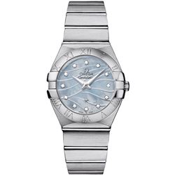 Omega  Constellation Brushed Quartz 24Mm  Women Watch