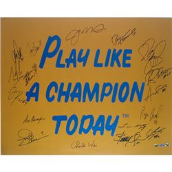 Play Like A Champion Today 16 Signature 20X30 Poster