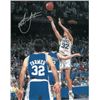 Image 1 : Christian Laettner Signed Duke Blue Devils Vertical 16X20 Photo 1992 The Shot Vs Kentucky Buzzer Bea