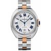 Image 1 : Cartier  Cle De 40Mm Rose Gold &Amp; Steel Automatic  Men Watch