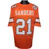 Image 1 : Barry Sanders Oklahoma State Cowboys Unsigned Orange TB Prostyle Jersey XL