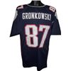 Image 1 : Rob Gronkowski New England Patriots Unsigned Navy Prostyle Jersey XL