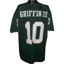 Robert Griffin III Baylor Bears Unsigned Green Custom Jersey XL