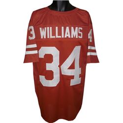 Ricky Williams Texas Longhorns Unsigned Orange Custom Jersey XL
