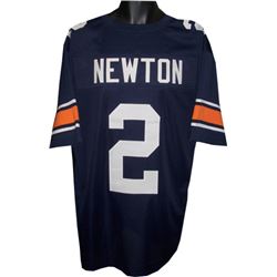 Cam Newton Auburn Tigers Unsigned Navy Custom Jersey XL