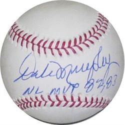 Dale Murphy Signed Official Major League Baseball NL MVP 82, 83 (Atlanta Braves)