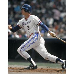 Dale Murphy Signed Atlanta Braves 16X20 Photo NL MVP 82, 83 (White Jersey Batting)