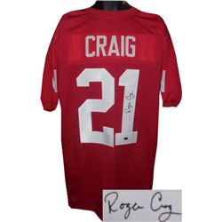 Roger Craig Signed Nebraska Cornhuskers TB Red Custom Jersey- Craig Hologram