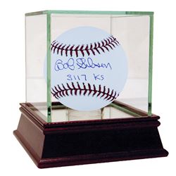 Bob Gibson Signed MLB Baseball W/ "3117 K's" Insc