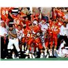 Image 1 : Barry Sanders Signed Oklahoma State Running Down Sideline 8X10 Photo