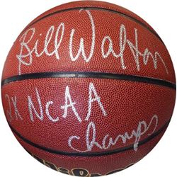 Bill Walton Signed NCAA Wilson Indoor/Outdoor Basketball 2X NCAA Champs (UCLA Bruins)