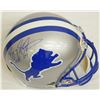 Image 1 : Barry Sanders Signed Lions Riddell Throwback Authentic Proline Helmet W/HOF'04