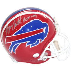 Bruce Smith Signed Buffalo Bills Full Size TB Red Replica Helmet HOF 09- Steiner Hologram