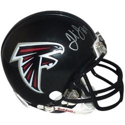 Julio Jones Signed Atlanta Falcons Black Riddell Mini Helmet #11