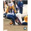 Image 1 : Michael Strahan Signed New York Giants 8X10 Photo (Record Breaking 22.5 Sack)
