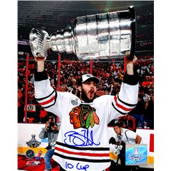 Brent Seabrook Signed Chicago Blackhawks 2010 Stanley Cup 8X10 Photo W/10 Cup