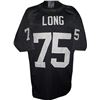 Image 1 : Howie Long Oakland Raiders Unsigned Black TB Prostyle Jersey XL