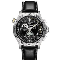 Hamilton  Khaki Aviation Worldtimer Chrono Quartz  Men Watch